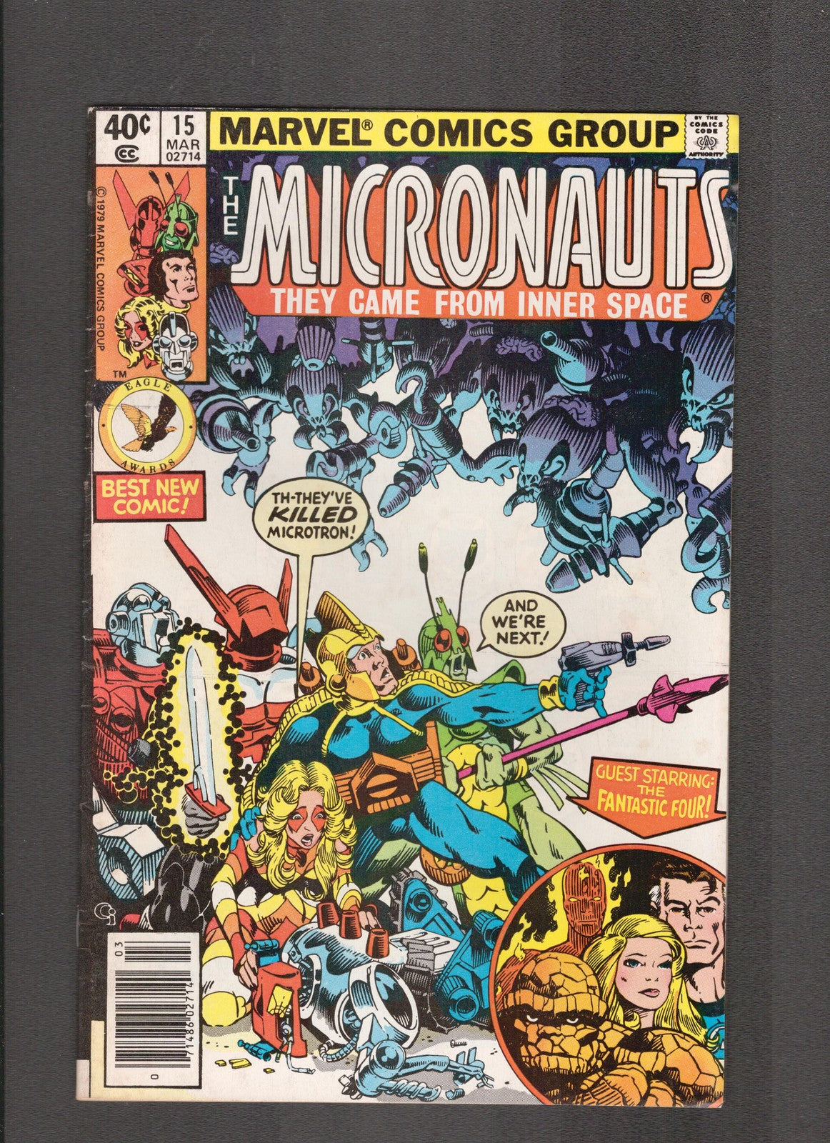 Micronauts #15 (1980) Golden/Mantlo Marvel Comics