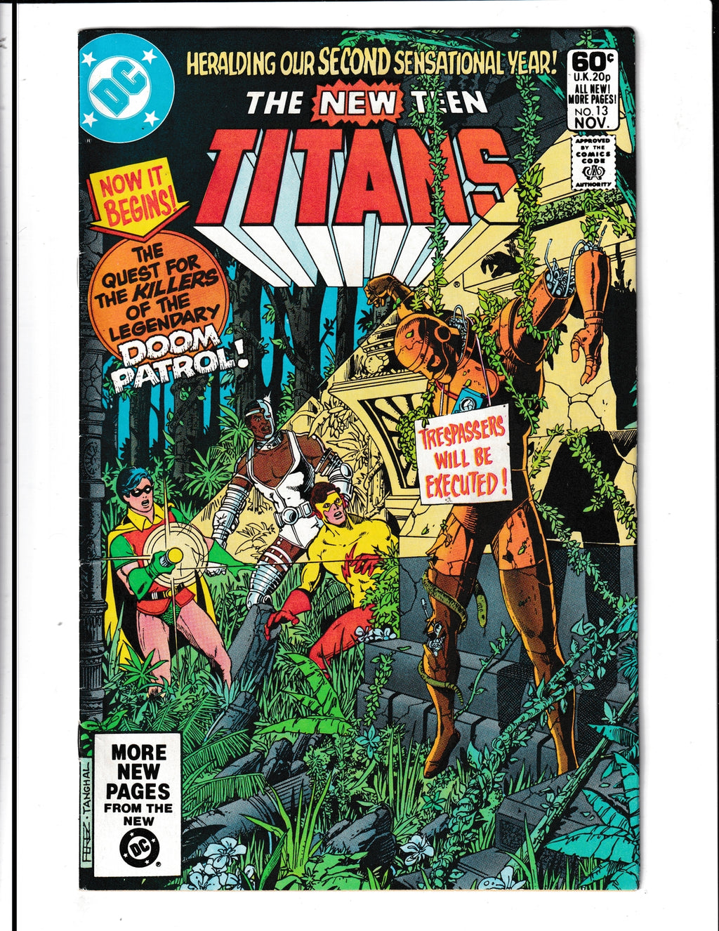 New Teen Titans #13 (1981) DC Comics
