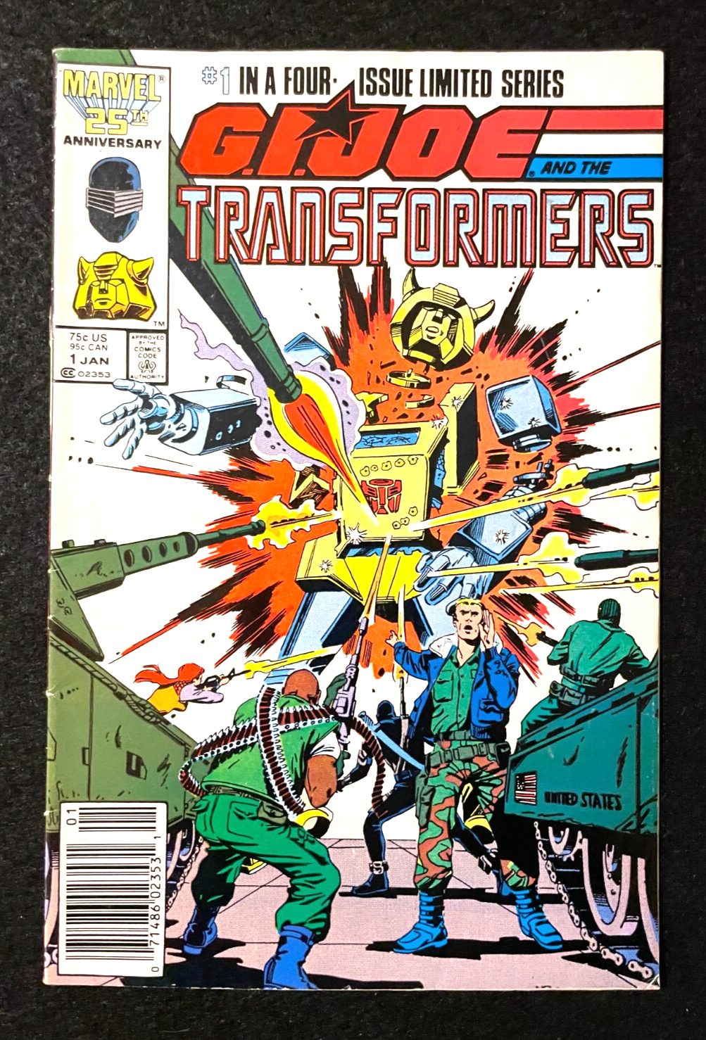G.I. Joe and the Transformers  - Complete Set of 4 - #1-4 (1987) Marvel