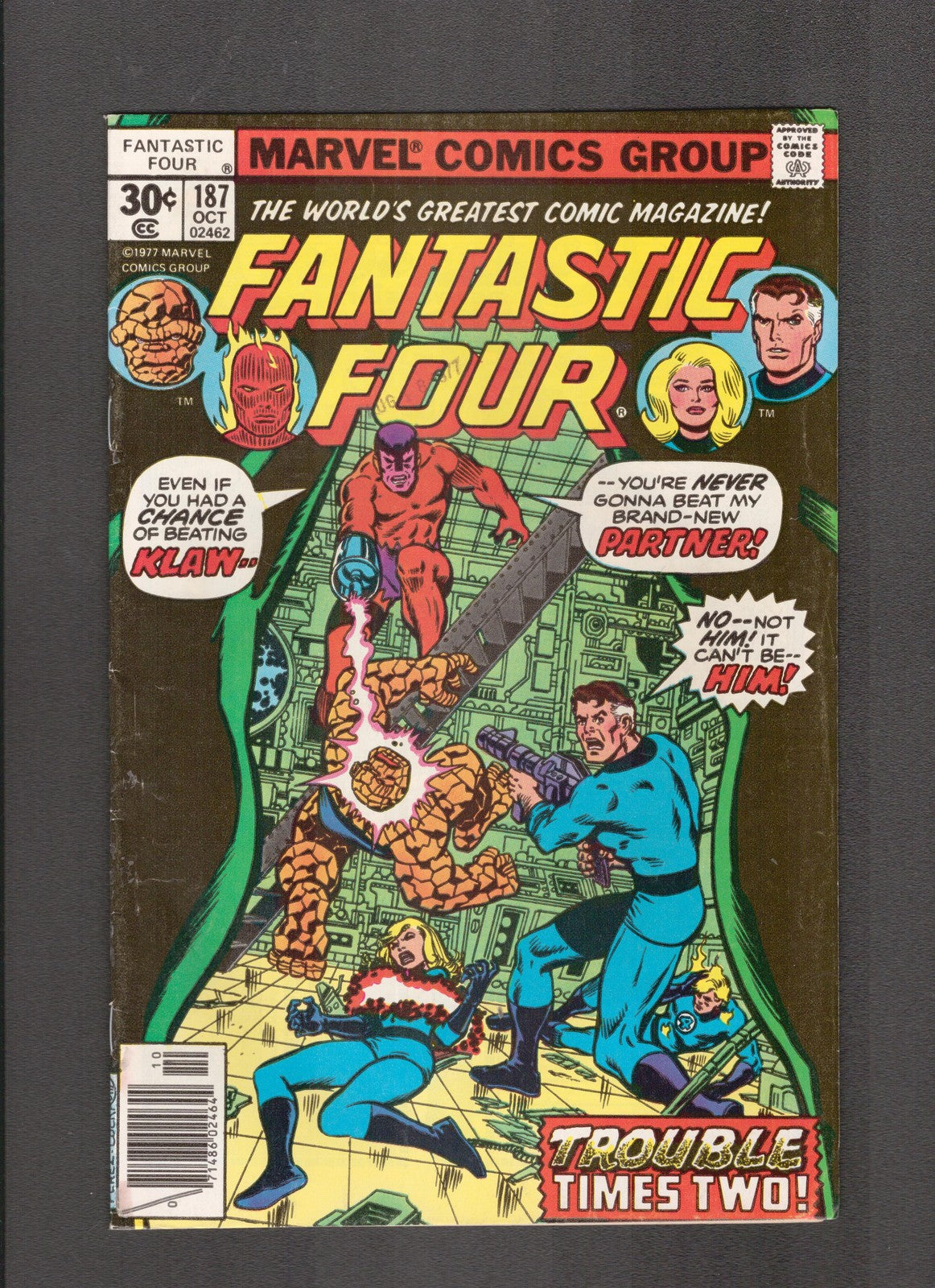 Fantastic Four #187 (1977) George Perez Cover Marvel Comics