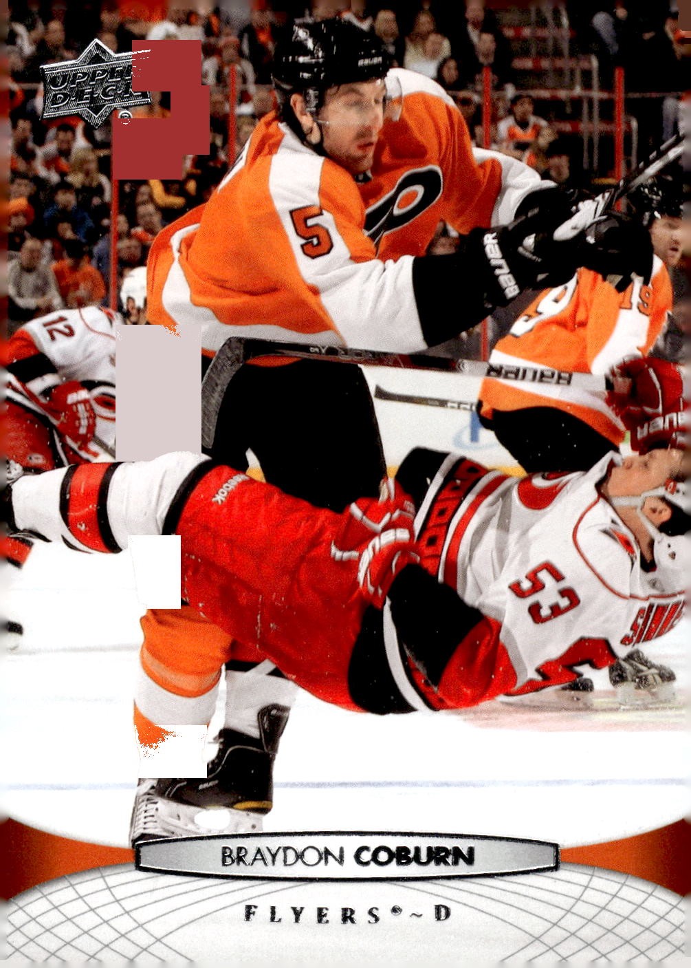 2011-12 Upper Deck #64 Braydon Coburn Hockey Philadelphia Flyers