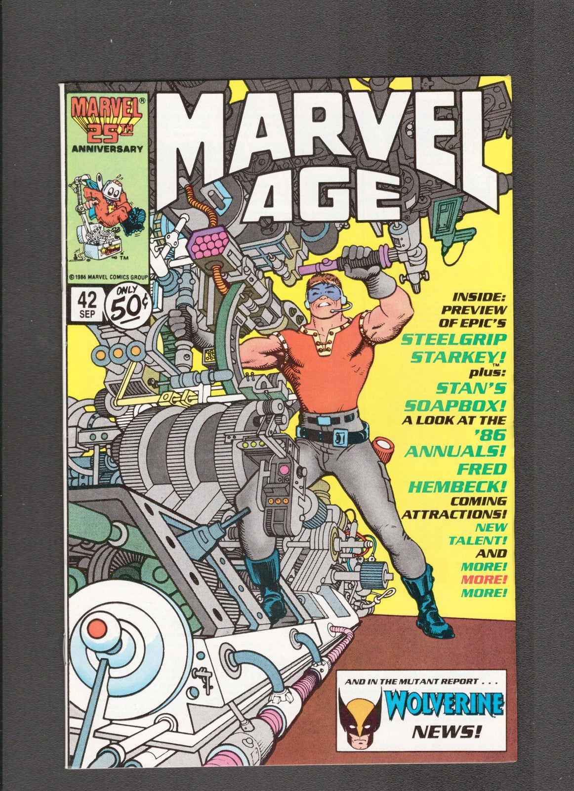 Marvel Age #42 (1986) Jim Sherman Marvel Comics