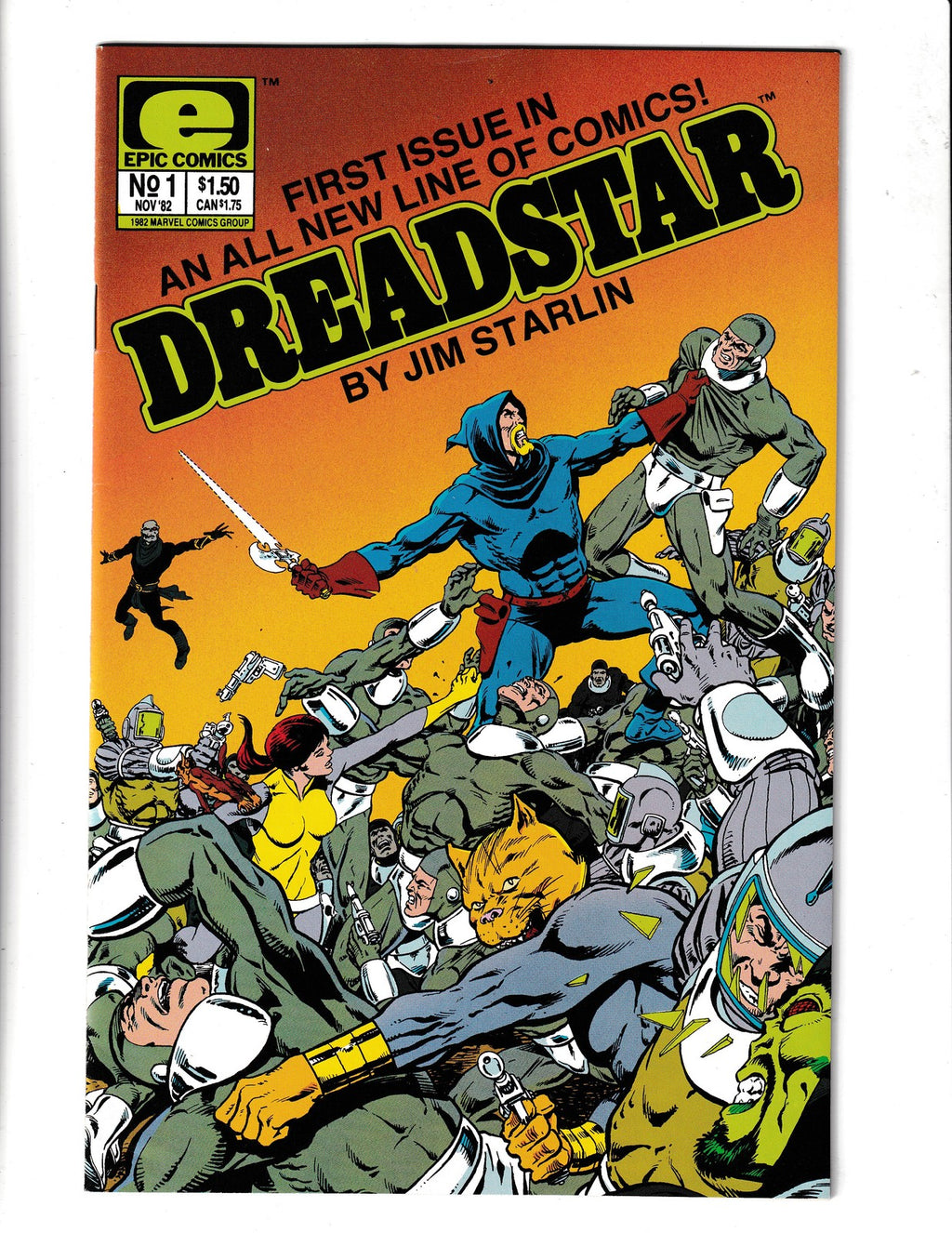 Dreadstar #1 (1982) Odi Origin Retold Epic Comics