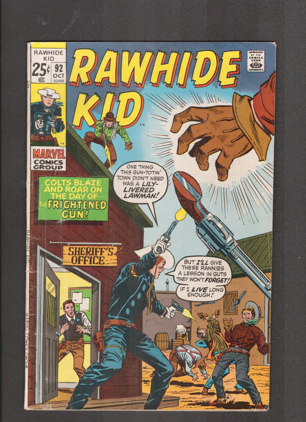 Rawhide Kid #92 (1972) Stan Lee Marvel Comics