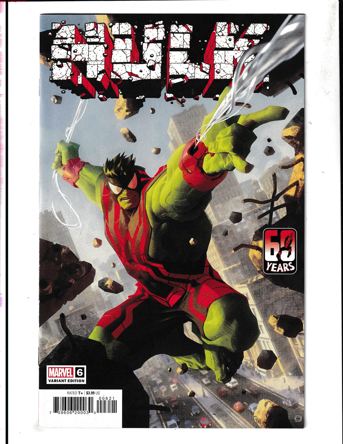 Hulk #6b (2022) Alex Garner Spider-Man Cover Marvel Comics