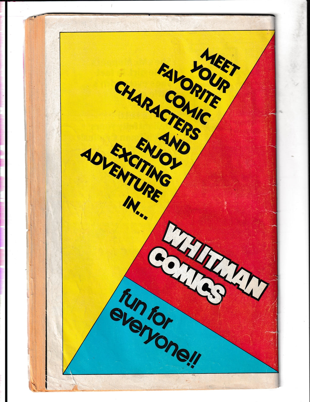 Donald Duck #241 (1983) Spine Rollover Whitman Comics