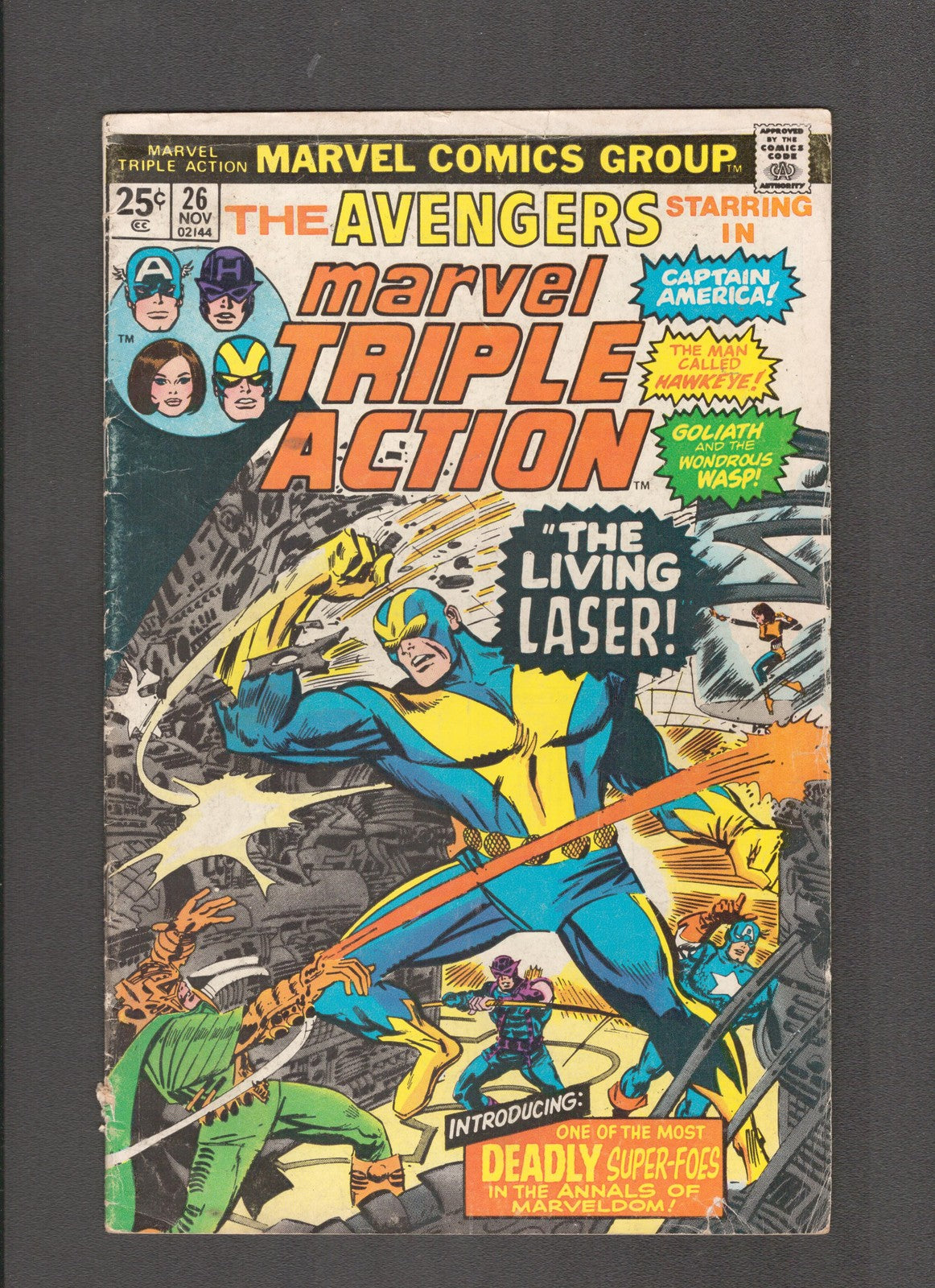 Marvel Triple Action #26 (1975) Captain America, Hawkeye, Goliath Marvel Comics