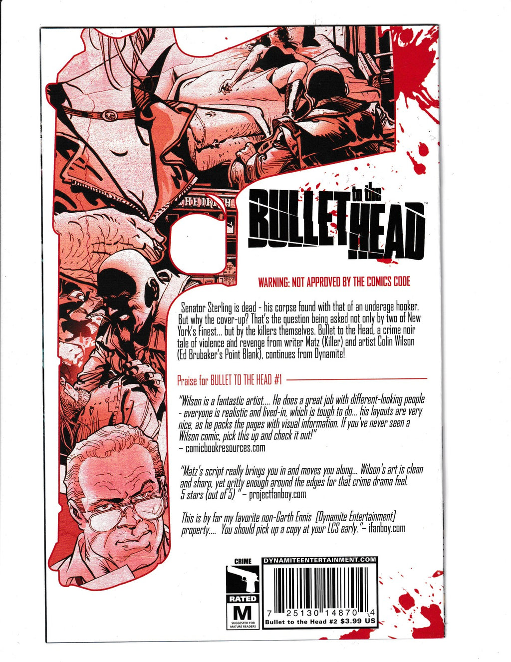 Bullet to the Head #2 (2010) Dynamite Comics