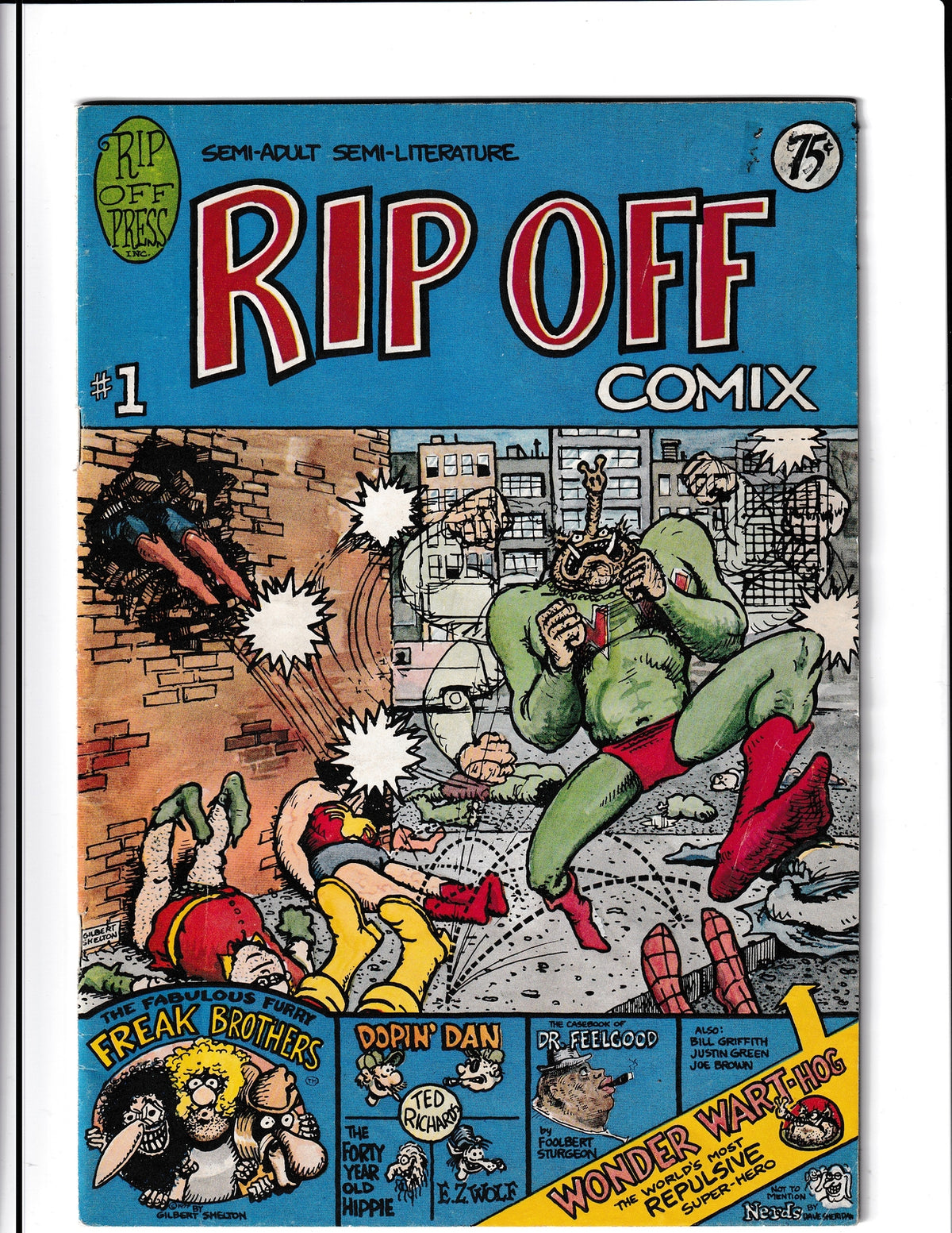 Rip Off Comix #1 (1977) First Print -75 cents cover Rip Off Press Comics