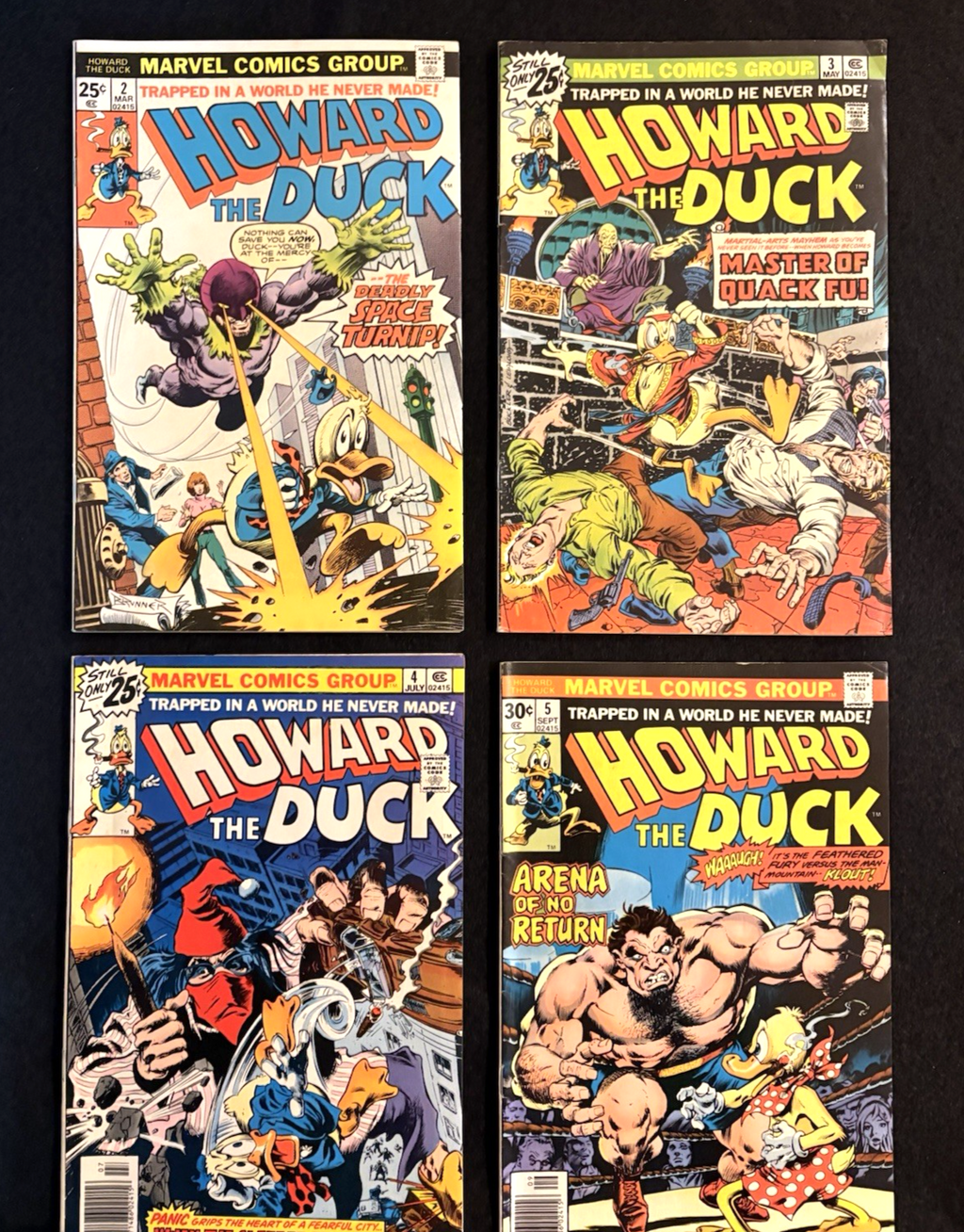 Howard the Duck Complete Set #1-33 and Annual #1 Marvel 1976-79
