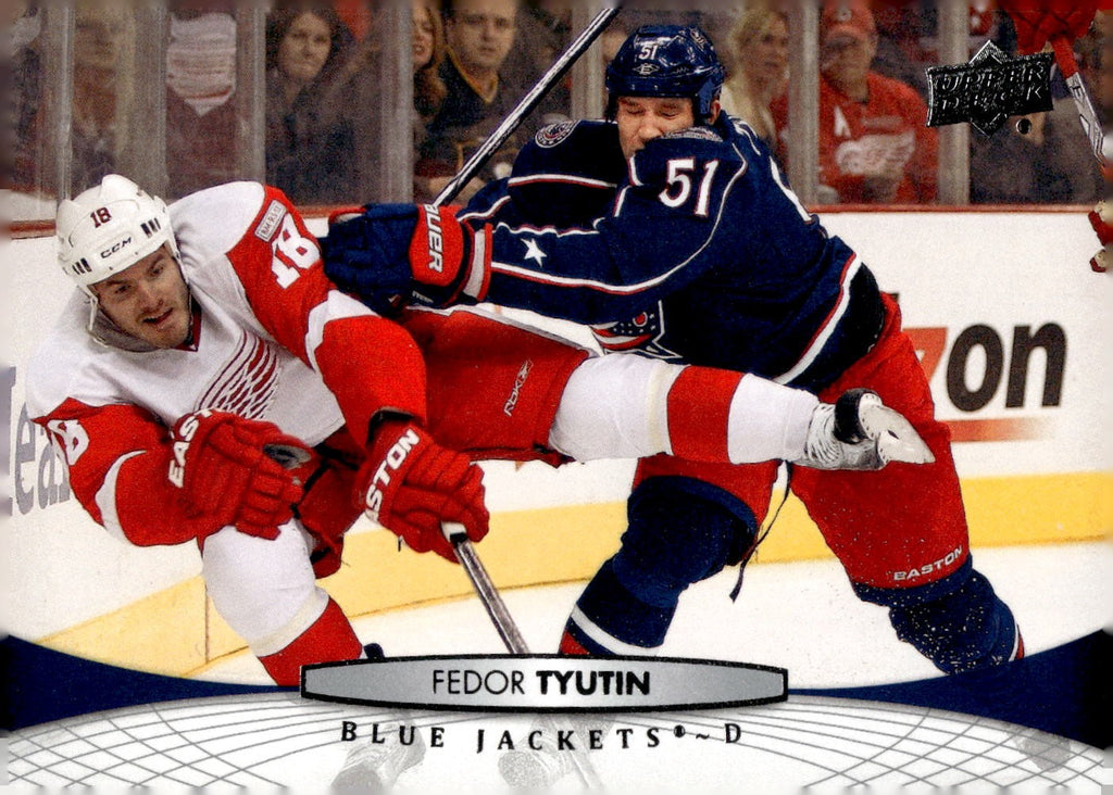 2011-12 Upper Deck #402 Fedor Tyutin Hockey Columbus Blue Jackets