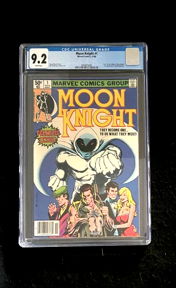 Moon Knight #1 CGC 9.2 1st App. Raoul Bushman + Origin Moon Knight 1980 Marvel