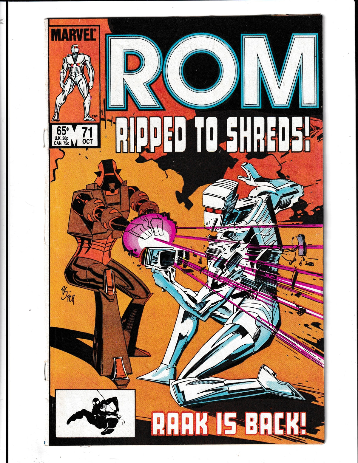 ROM #71 (1985) Spaceknight Marvel Comics SKU:573