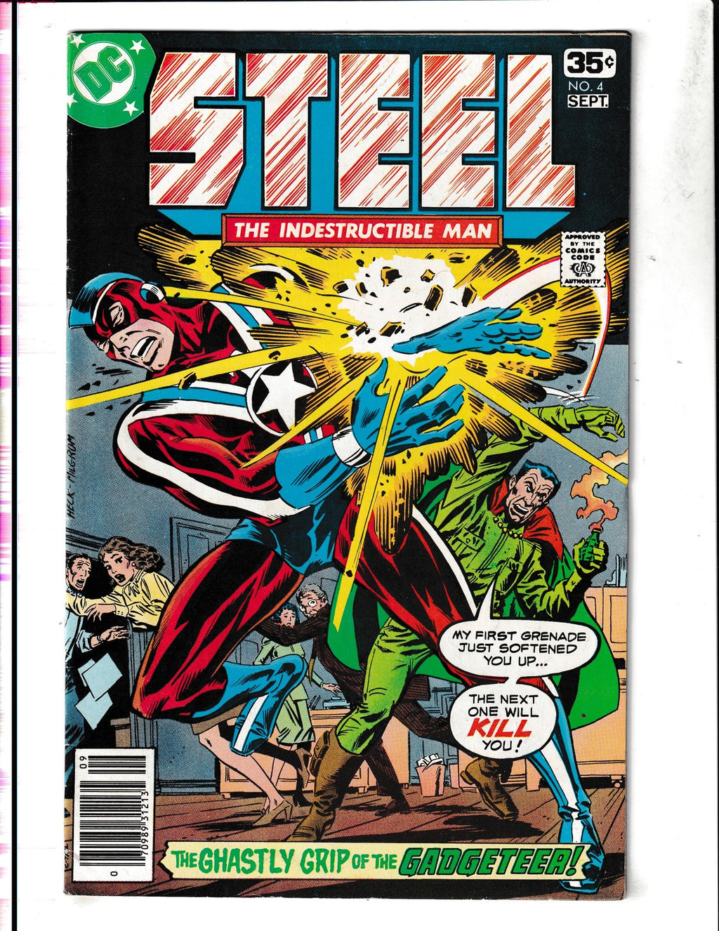 Steel, The Indestructible Man #4 (1978) Gadgeteer! DC Comics