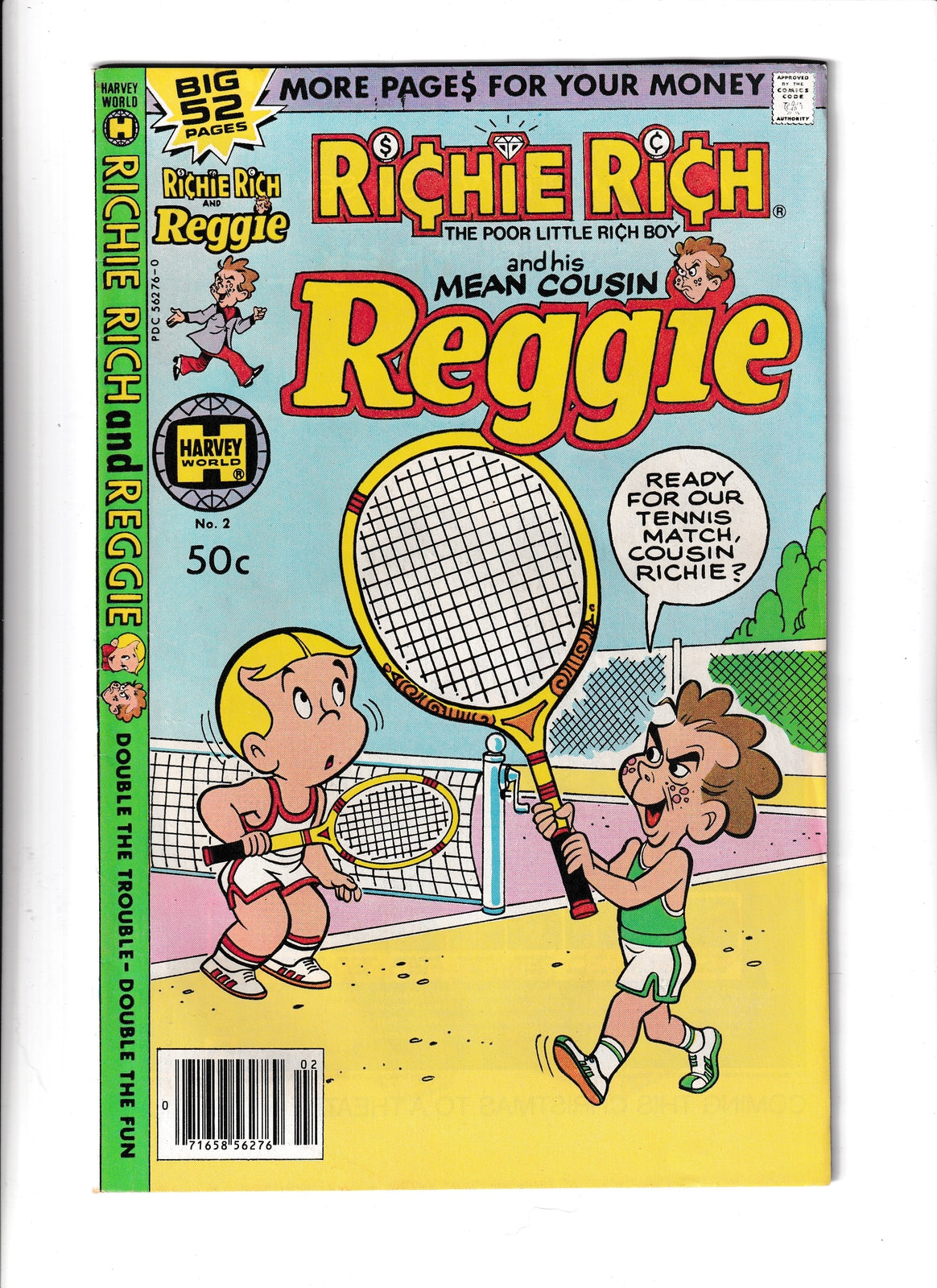 Richie Rich and his Mean Cousin Reggie #2 (1979) Harvey Comics