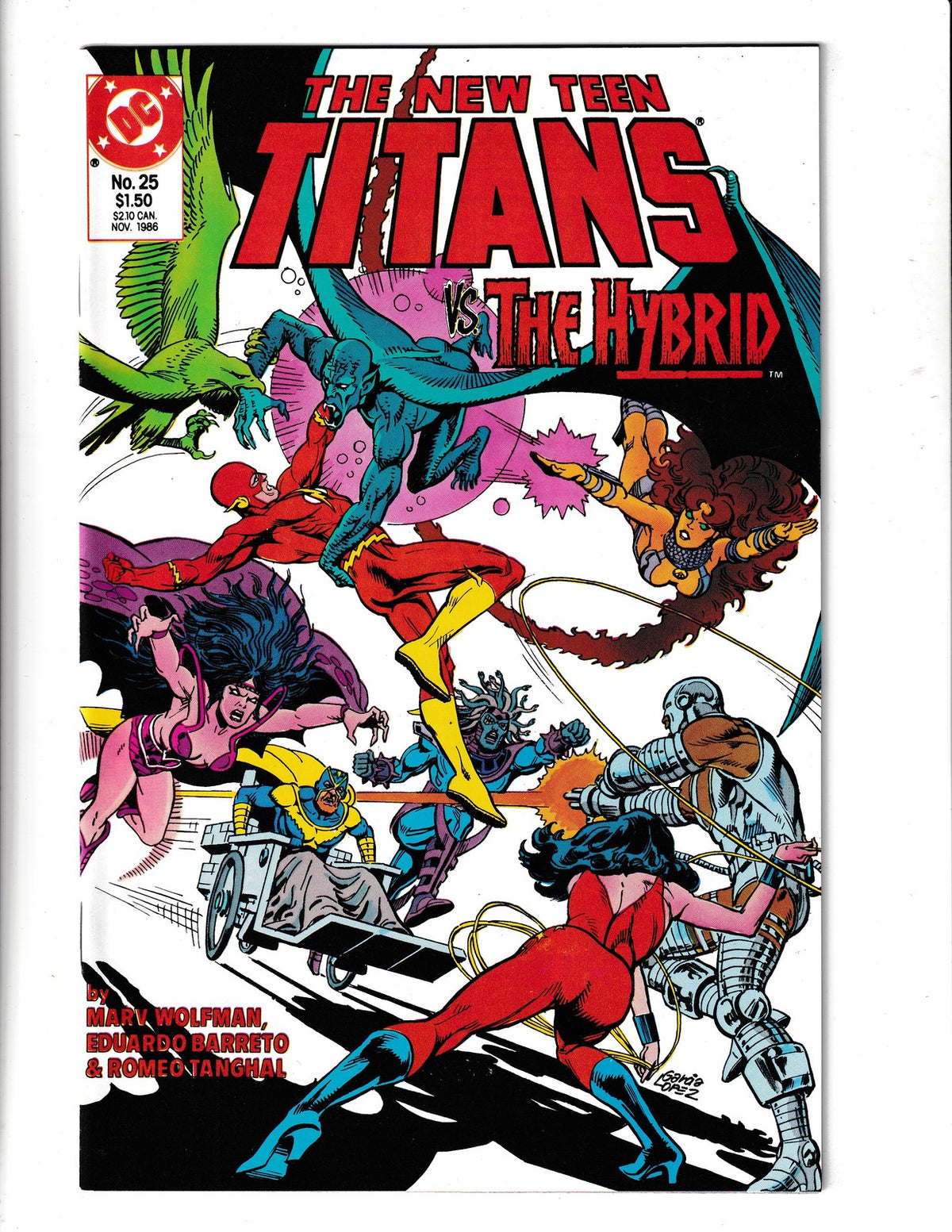 New Teen Titans #25 (1986) Higher Grade DC Comics