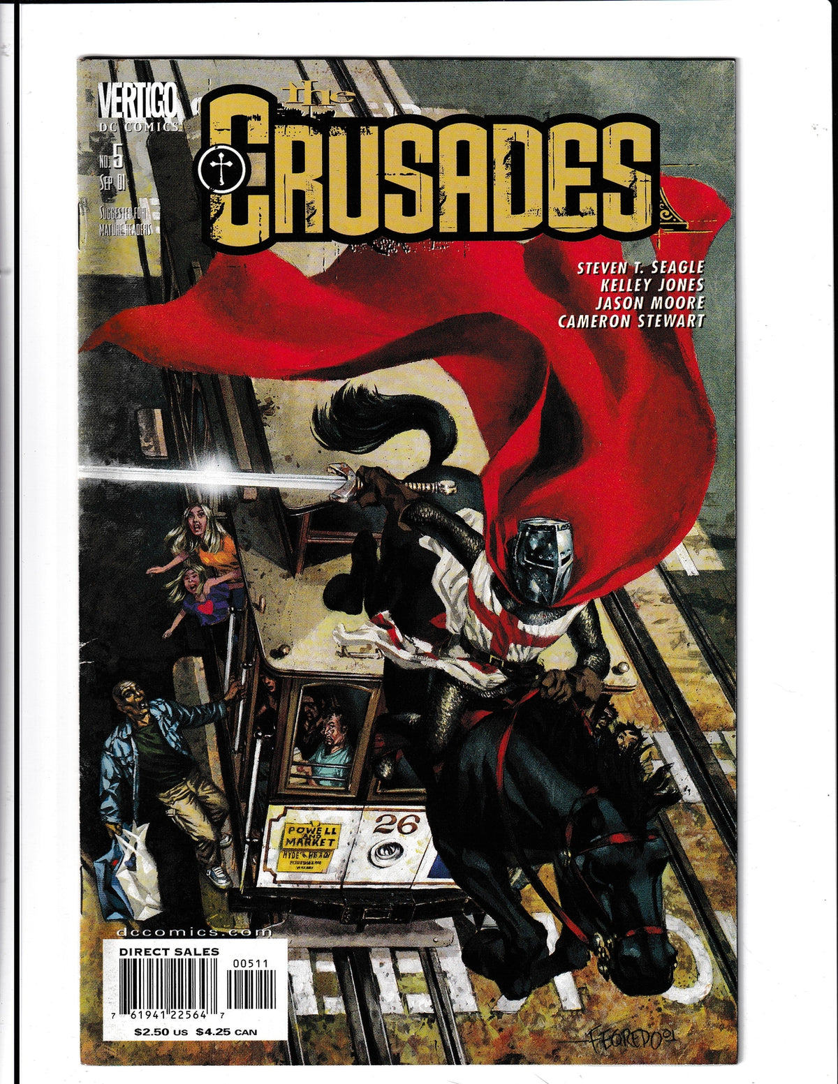 Crusades #5 (2001) Vertigo Comics