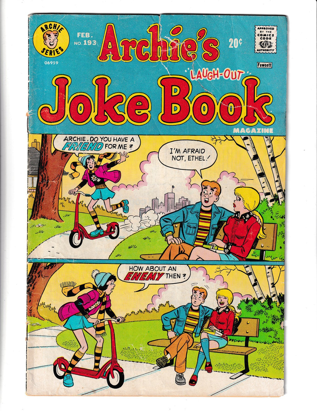Archie's Joke Book #193 (1974) Archie Comics SKU:2225