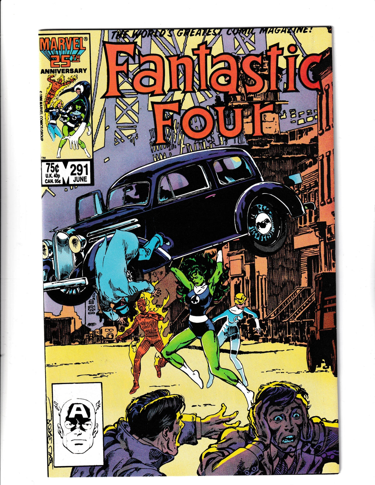 Fantastic Four #291 (1986) Marvel Comics SKU:047