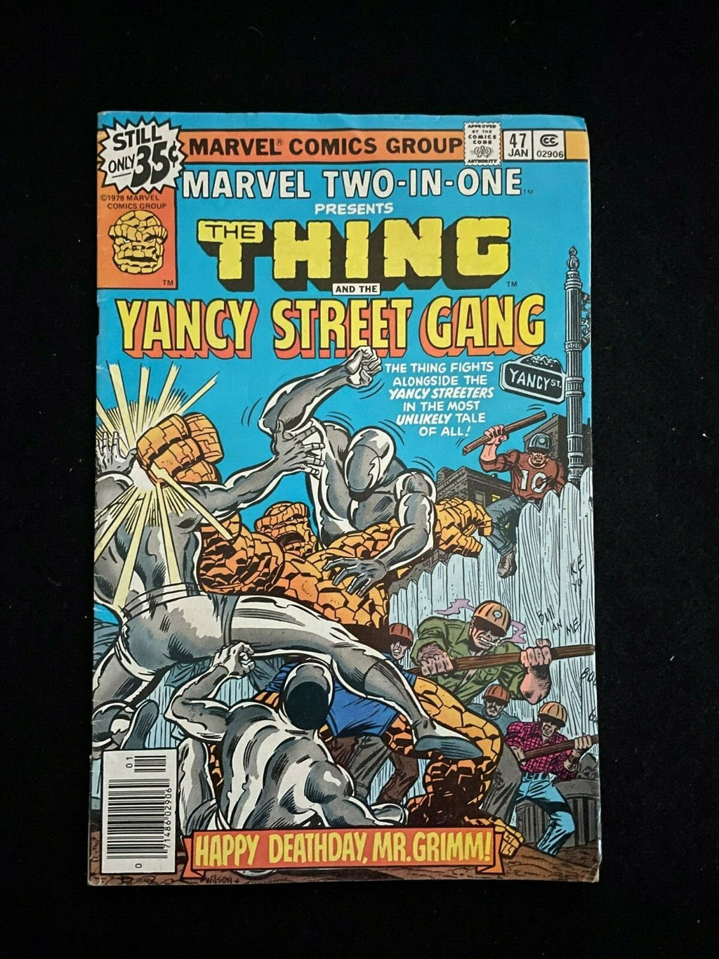 Marvel Two-In-One #47 (1979) "Thing and Yancy Street Gang" 1st app. Machinesmith