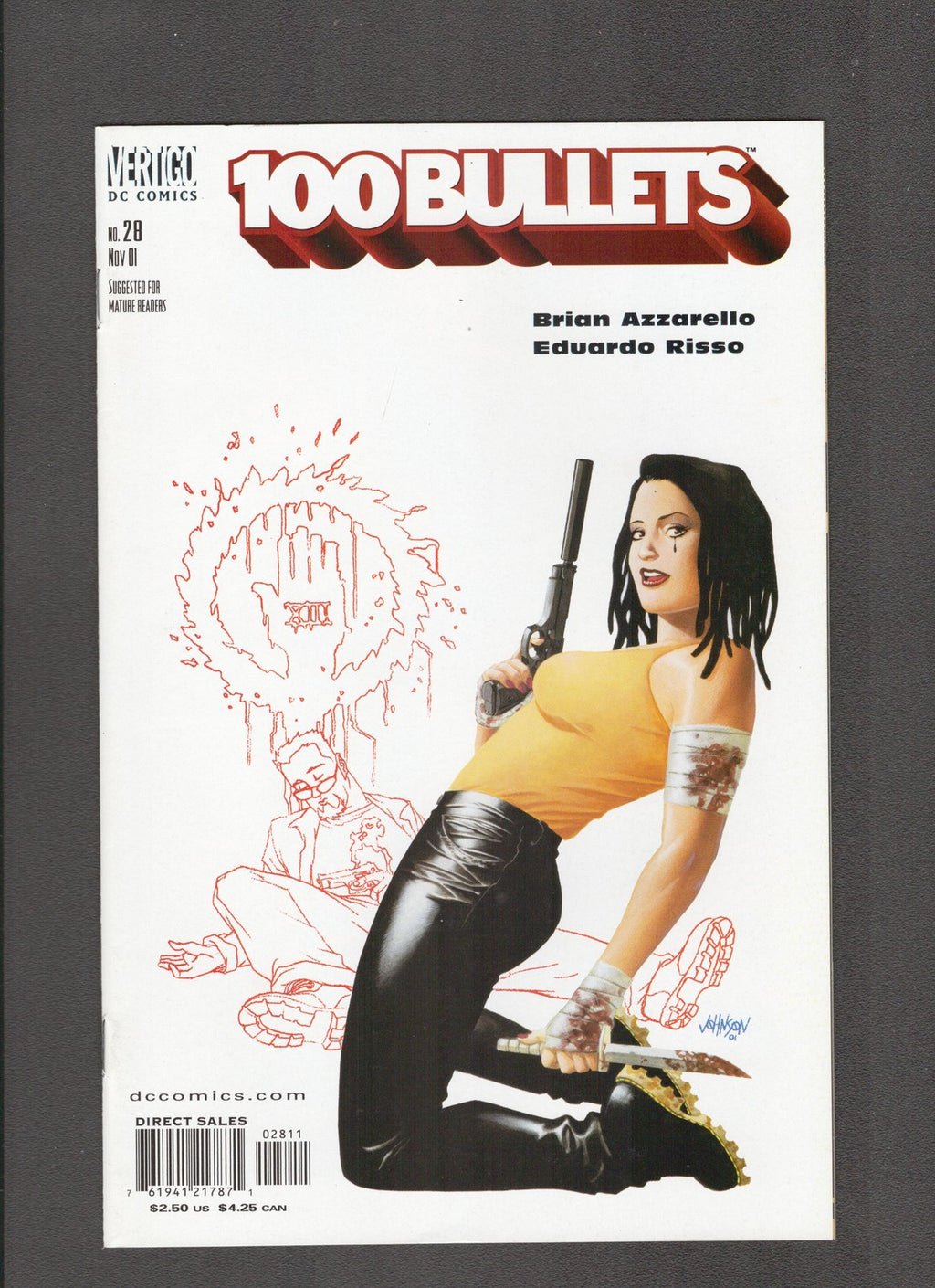 100 Bullets #28 (2001) Higher Grade Vertigo Comics