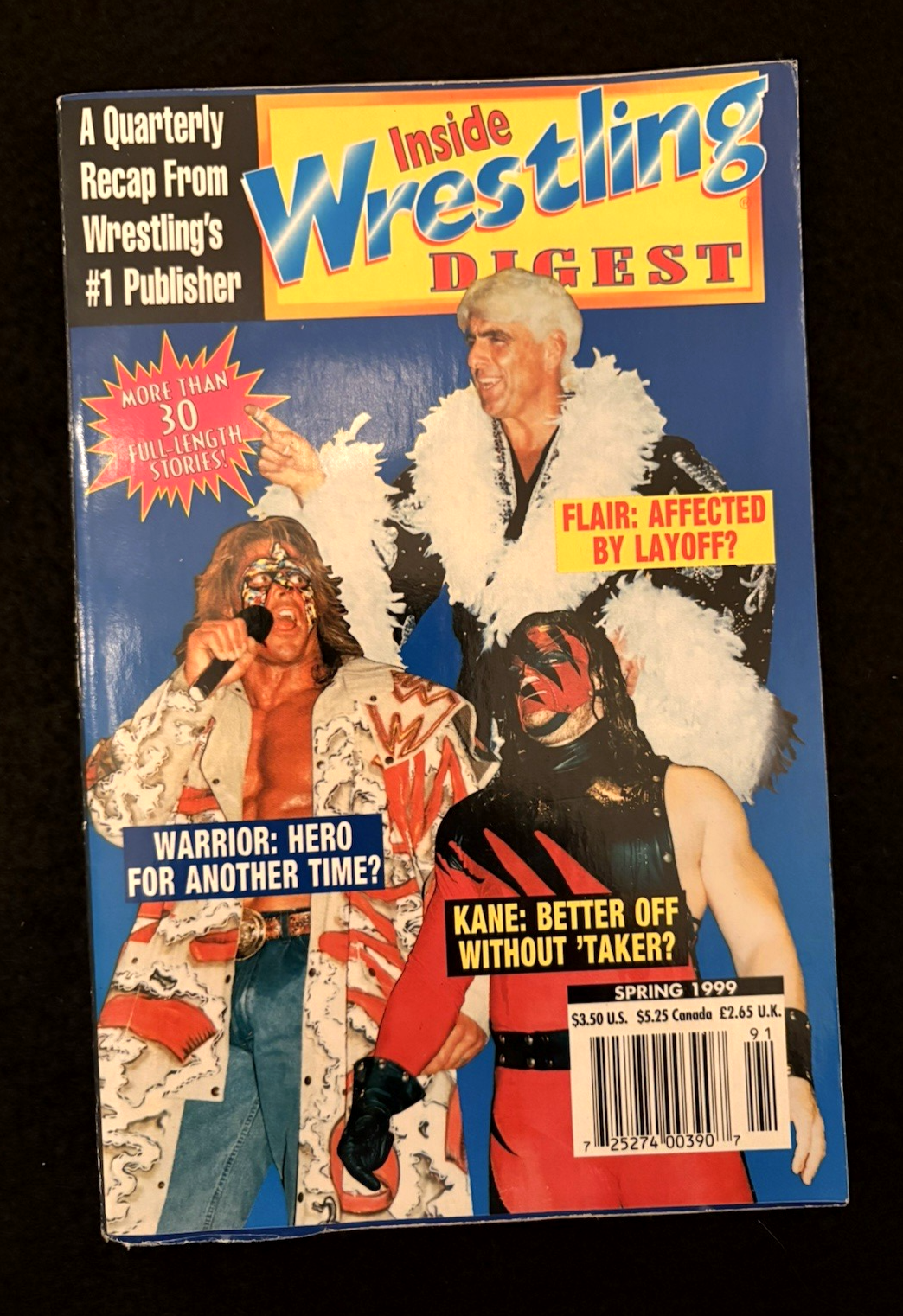 Wrestler Digest Spring 1999 - Ultimate Warrior - Rik Flair