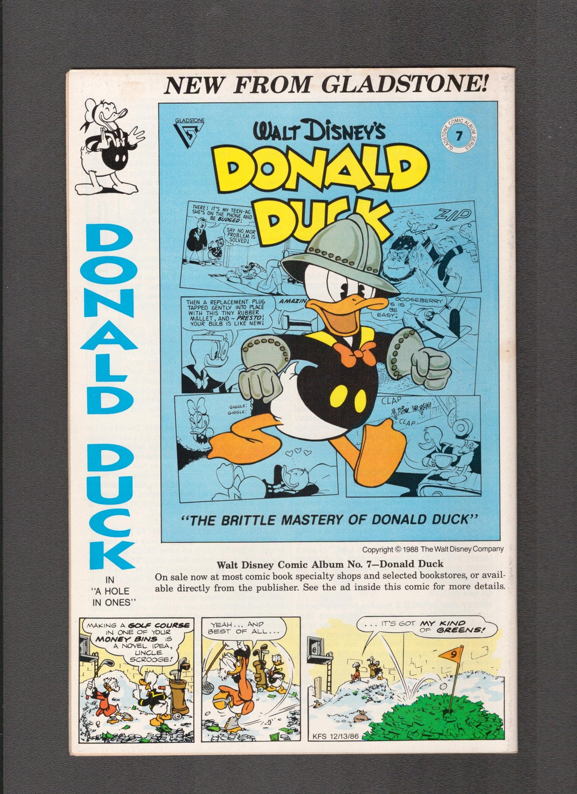 Mickey Mouse #238 (1988) Disney Gladstone Comics