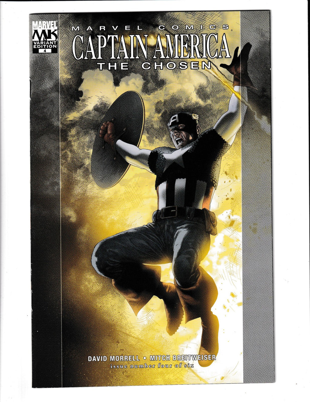 Captain America: The Chosen #4b (2008) Travis Charest B Cover Marvel Comics