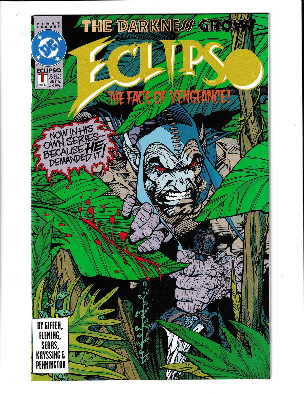 Eclipso #1 (1992) DC Comics SKU:3568