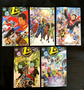 Legion of Super-Heroes run of 5 #1,2B,3B.4,5 (2020) DC Comics