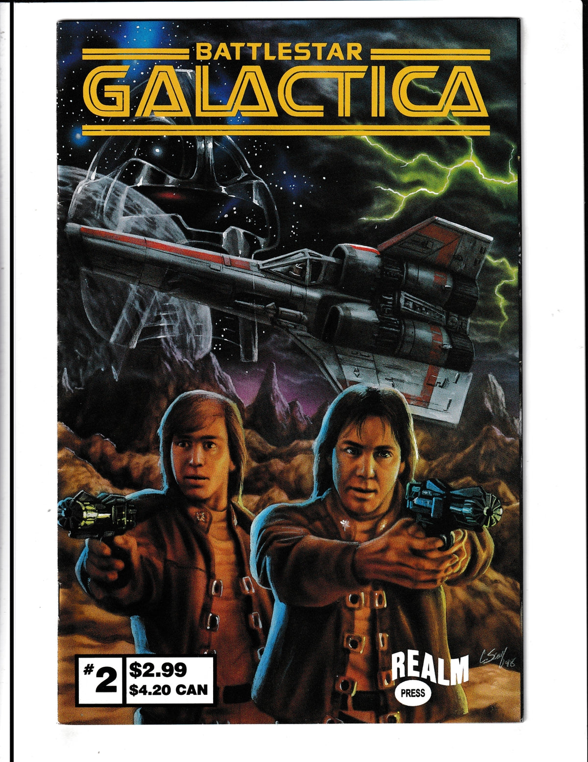 Battlestar Galactica #2 (1997) Realm Press Comics