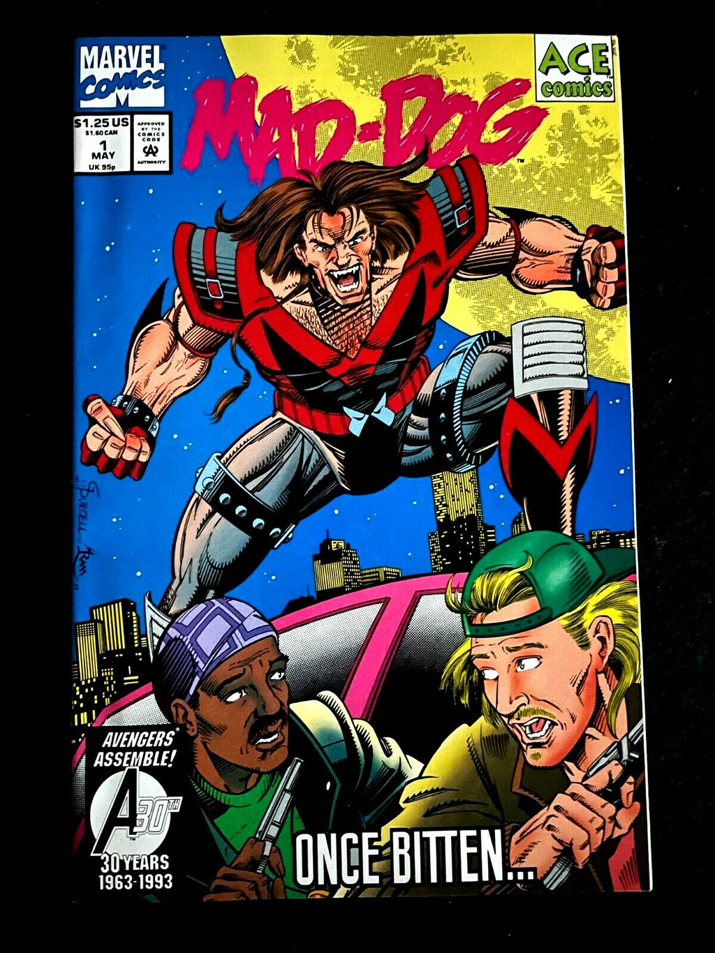 Mad-Dog #1 1993 - FIRST ISSUE - FLIP COVER
