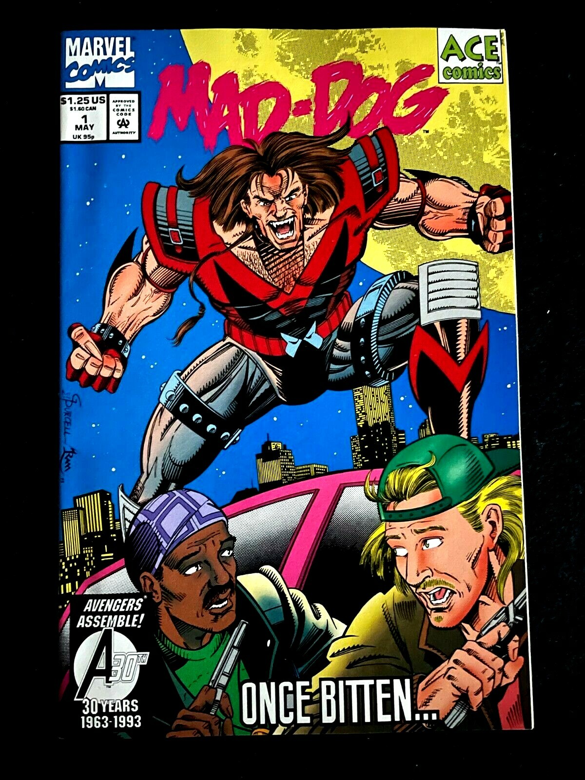 Mad-Dog #1 1993 - FIRST ISSUE - FLIP COVER