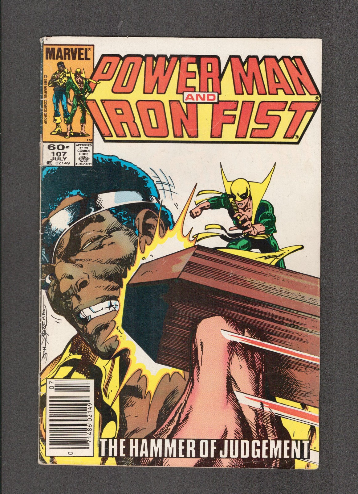 Power Man and Iron Fist #107 (1984) John Byrne Marvel Comics