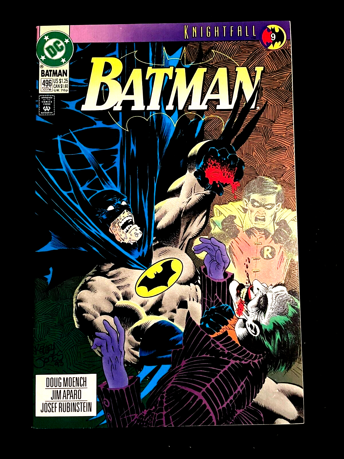 Batman #496 (1993) Moench DC Comics