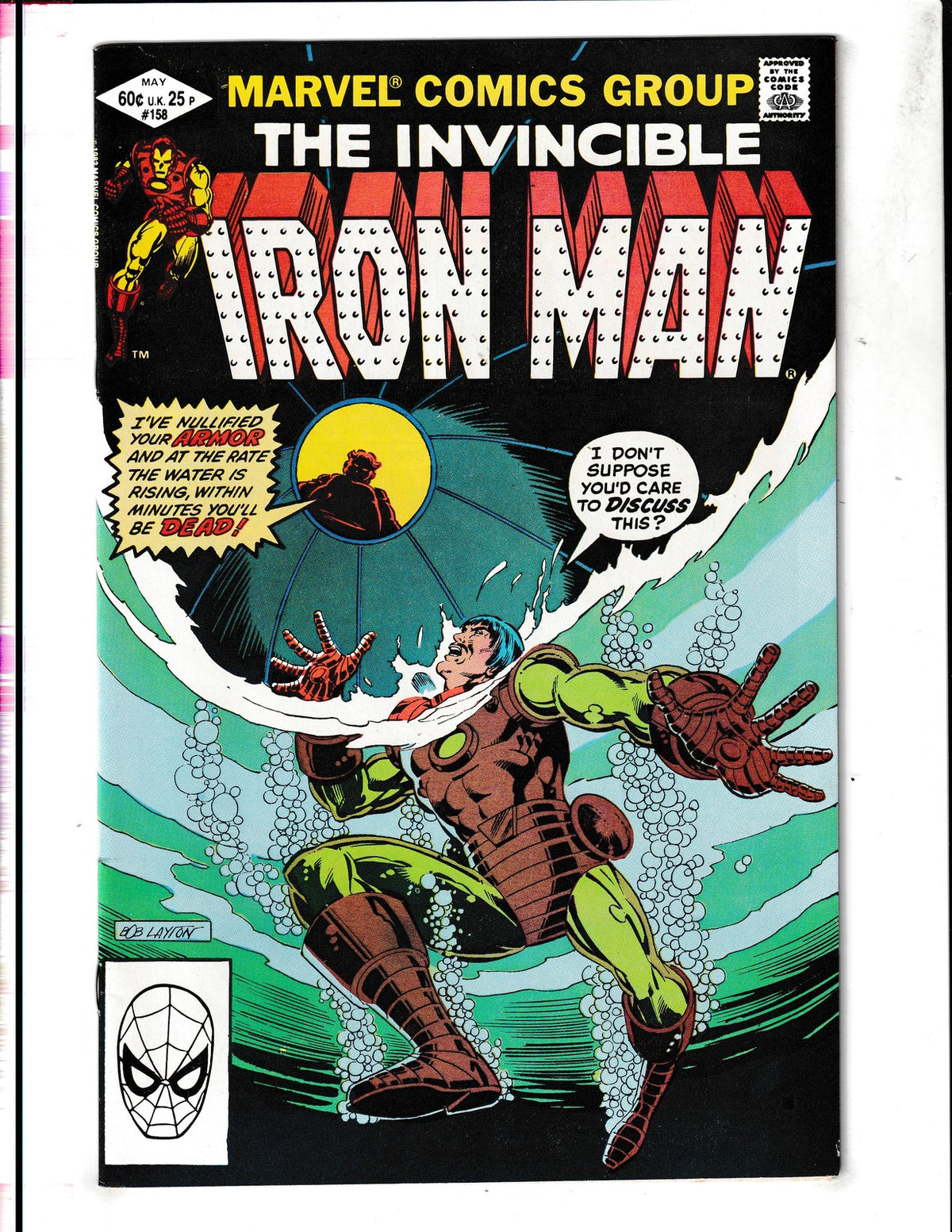 Iron Man #158 (1982) Dan Green & Bob Layton Marvel Comics