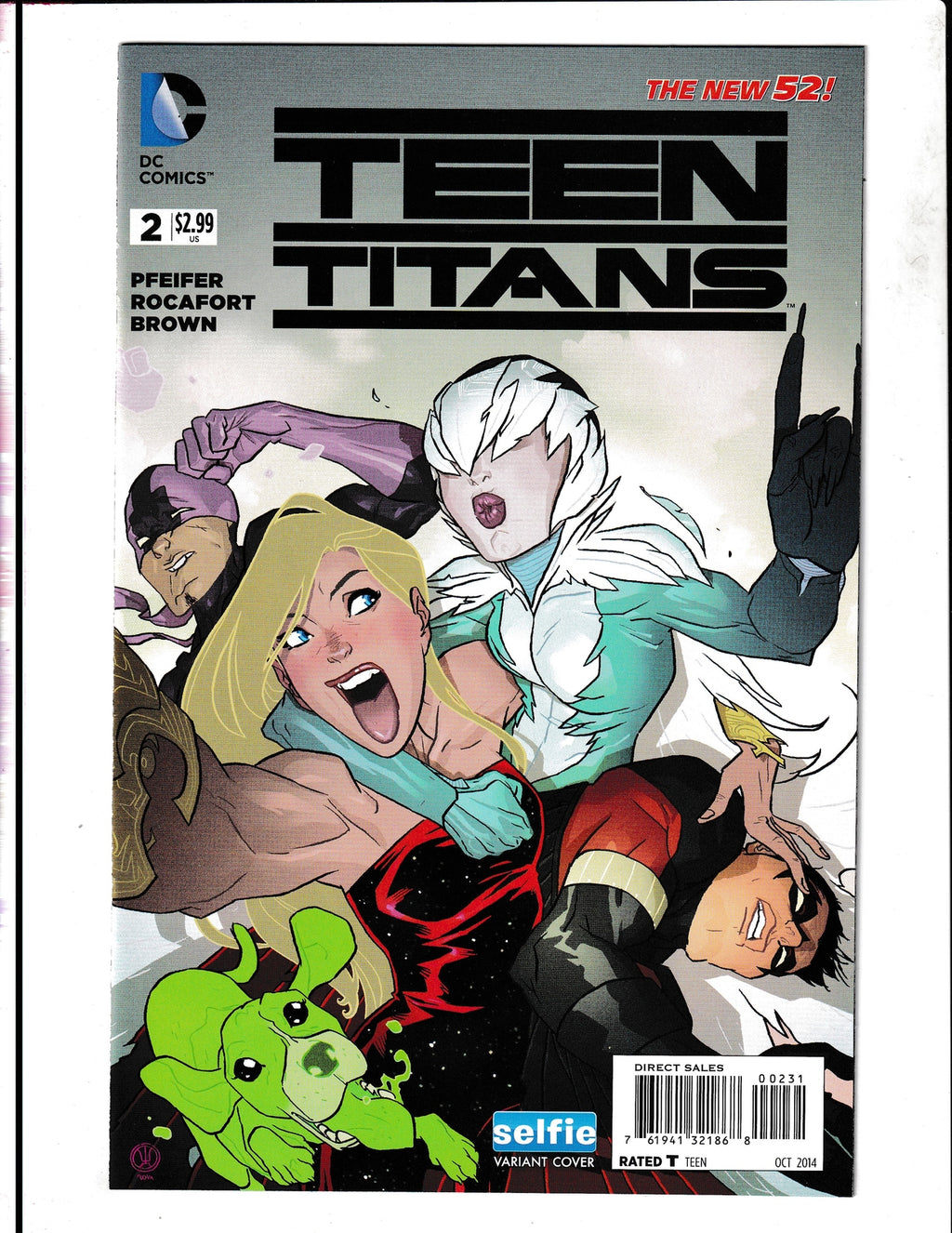 Teen Titans #2c (2014) Ben Caldwell Selfie Variant DC Comics