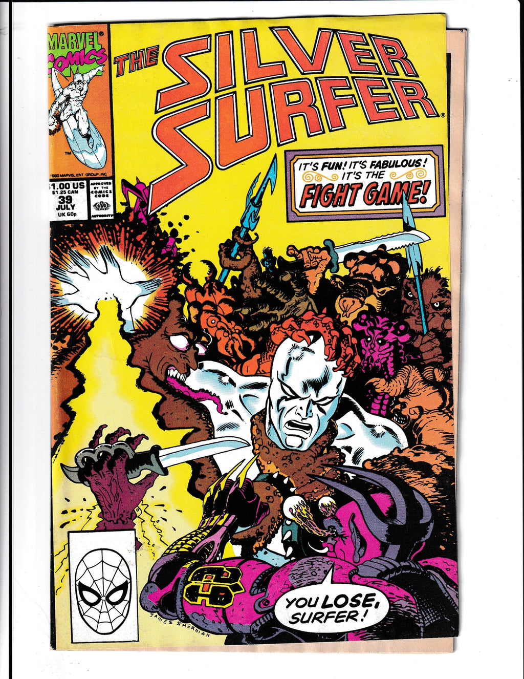Silver Surfer #39 (1990) Marvel Comics SKU:412