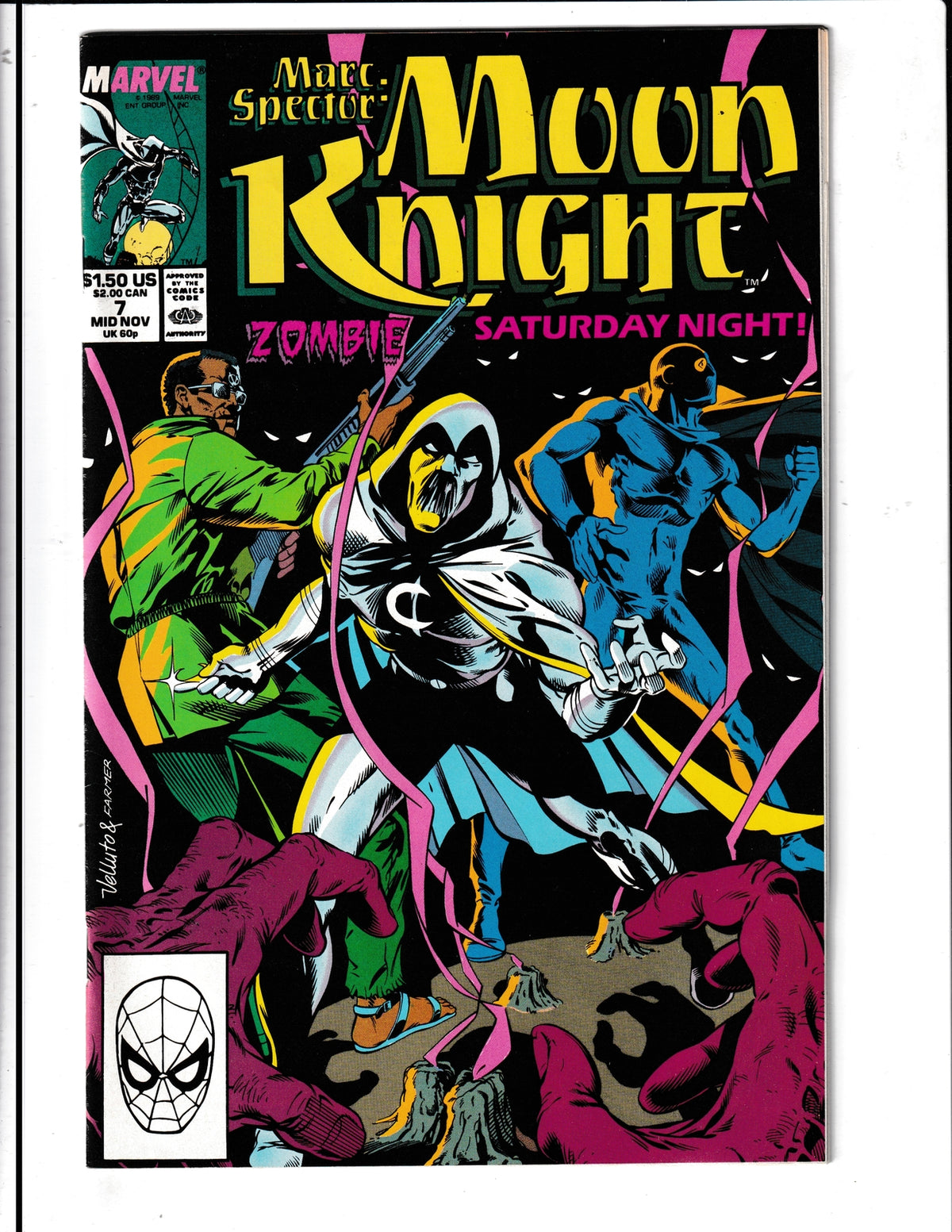 Marc Spector: Moon Knight #7 (1989) Marvel Comics