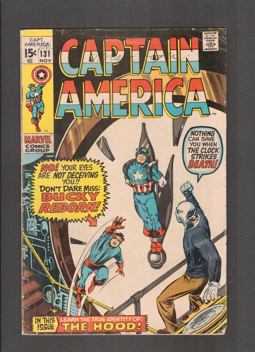 Captain America #131 (1970) Dick Ayers - Stan Lee - Gene Colan Marvel Comics