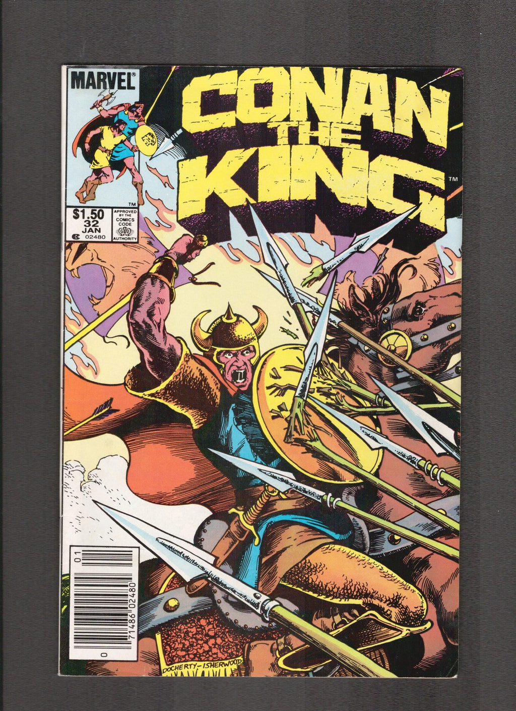 Conan the King #32 (1986) Larry Hama, Docherty Marvel Comics