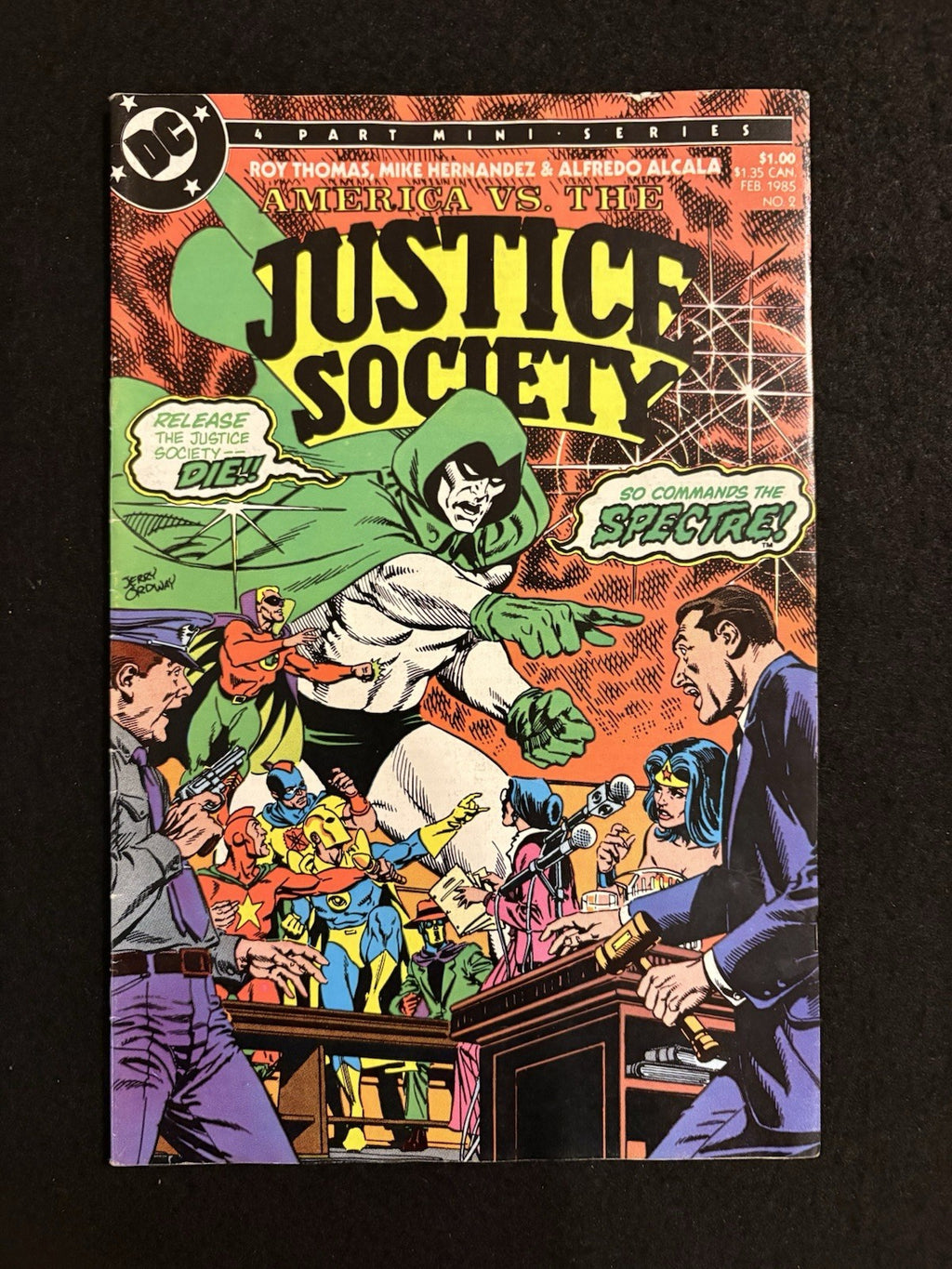 America vs. The Justice Society - Complete Set of Four #1-4 (1985) DC