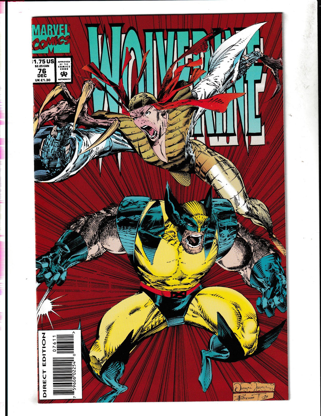 Wolverine #76 (1993) Hama, Milgrom Marvel Comics