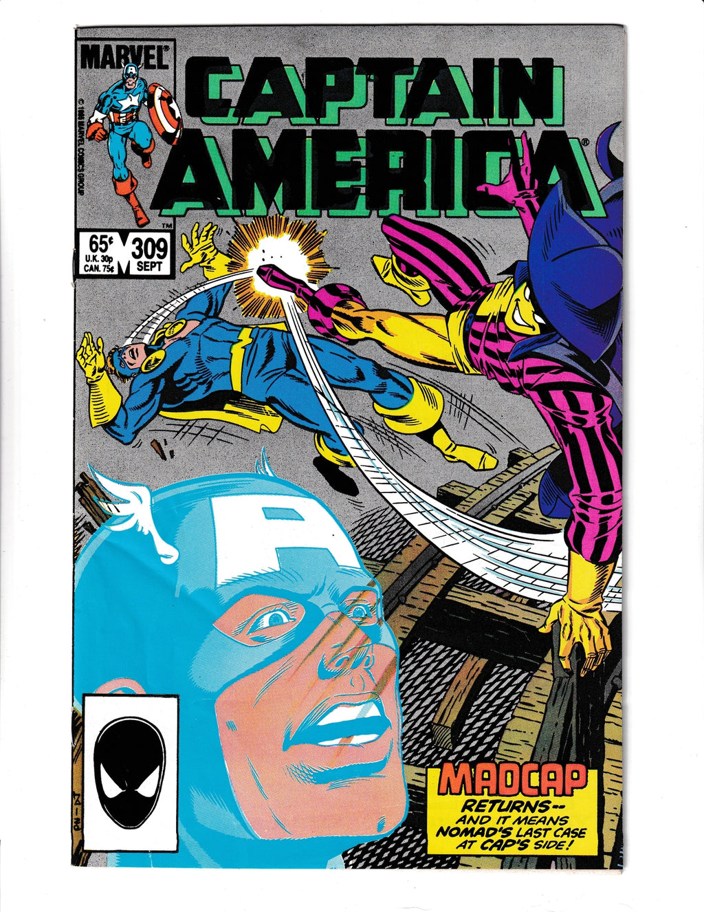Captain America #309 (1985) Marvel Comics SKU:461