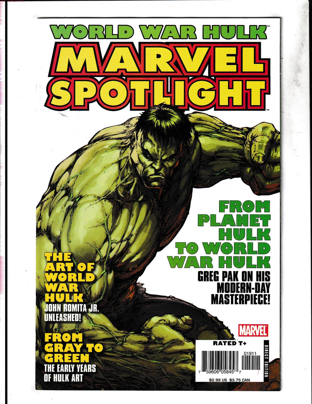 Marvel Spotlight: World War Hulk #NN39cent (2007) Michael Turner Marvel Comics