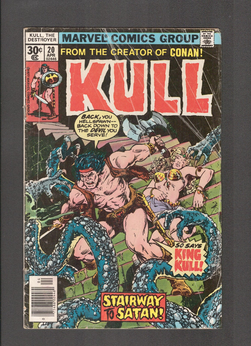 Kull the Destroyer #20 (1977) Ed Hannigan, Doug Moench Marvel Comics