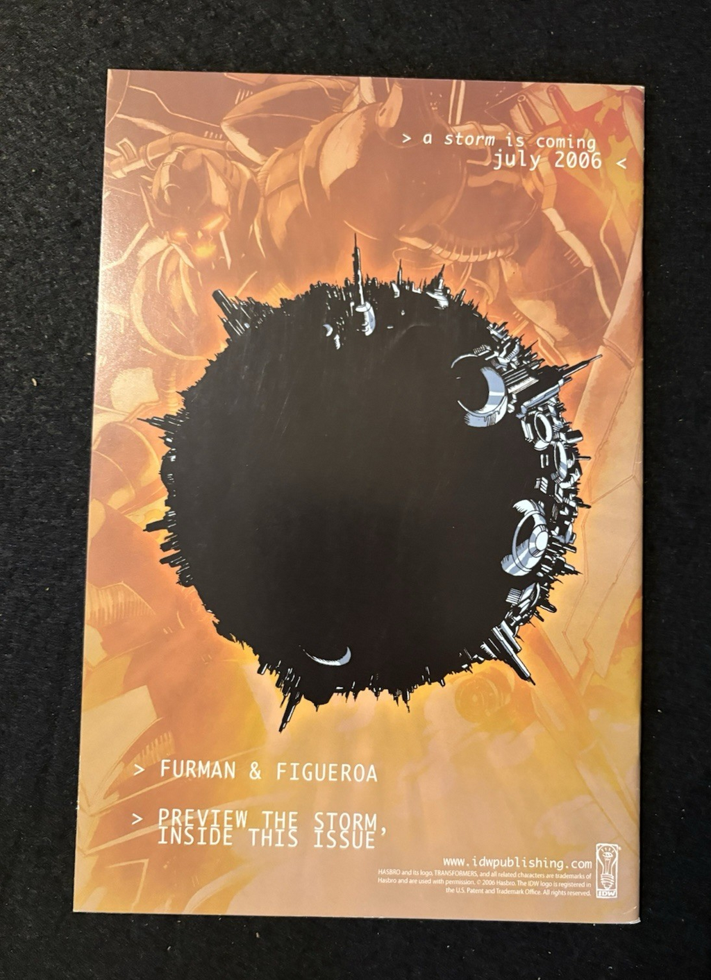 Transformers: Infiltration #1-6 (2006) Complete Series IDW Comics
