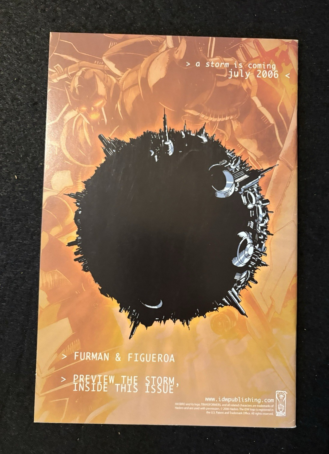 Transformers: Infiltration #1-6 (2006) Complete Series IDW Comics