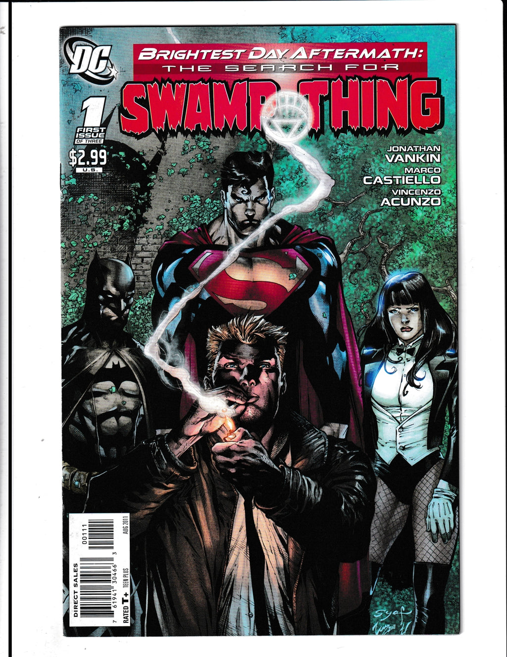 Brightest Day Aftermath: The Search for Swamp Thing #1 (2011) DC Comics SKU:708