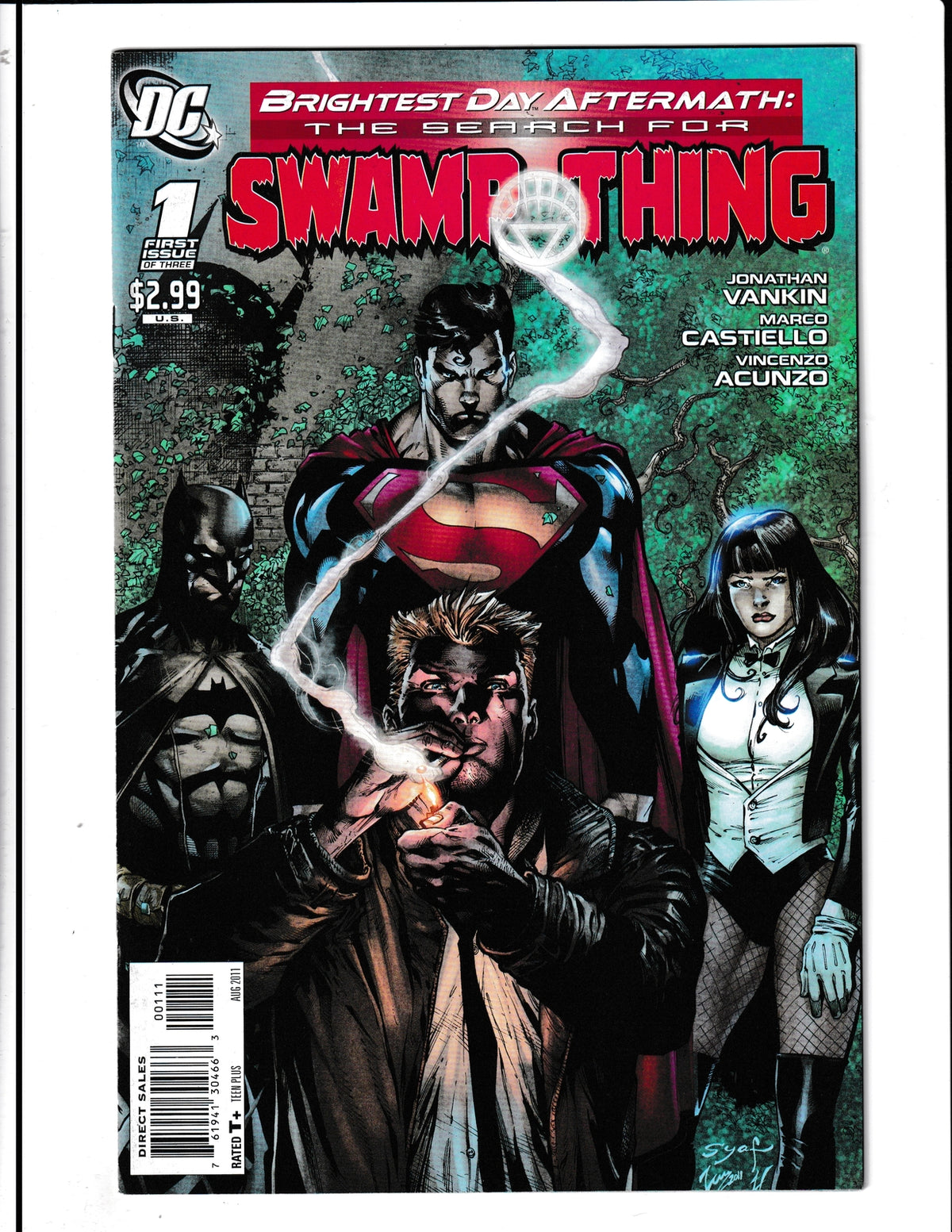 Brightest Day Aftermath: The Search for Swamp Thing #1 (2011) DC Comics SKU:708
